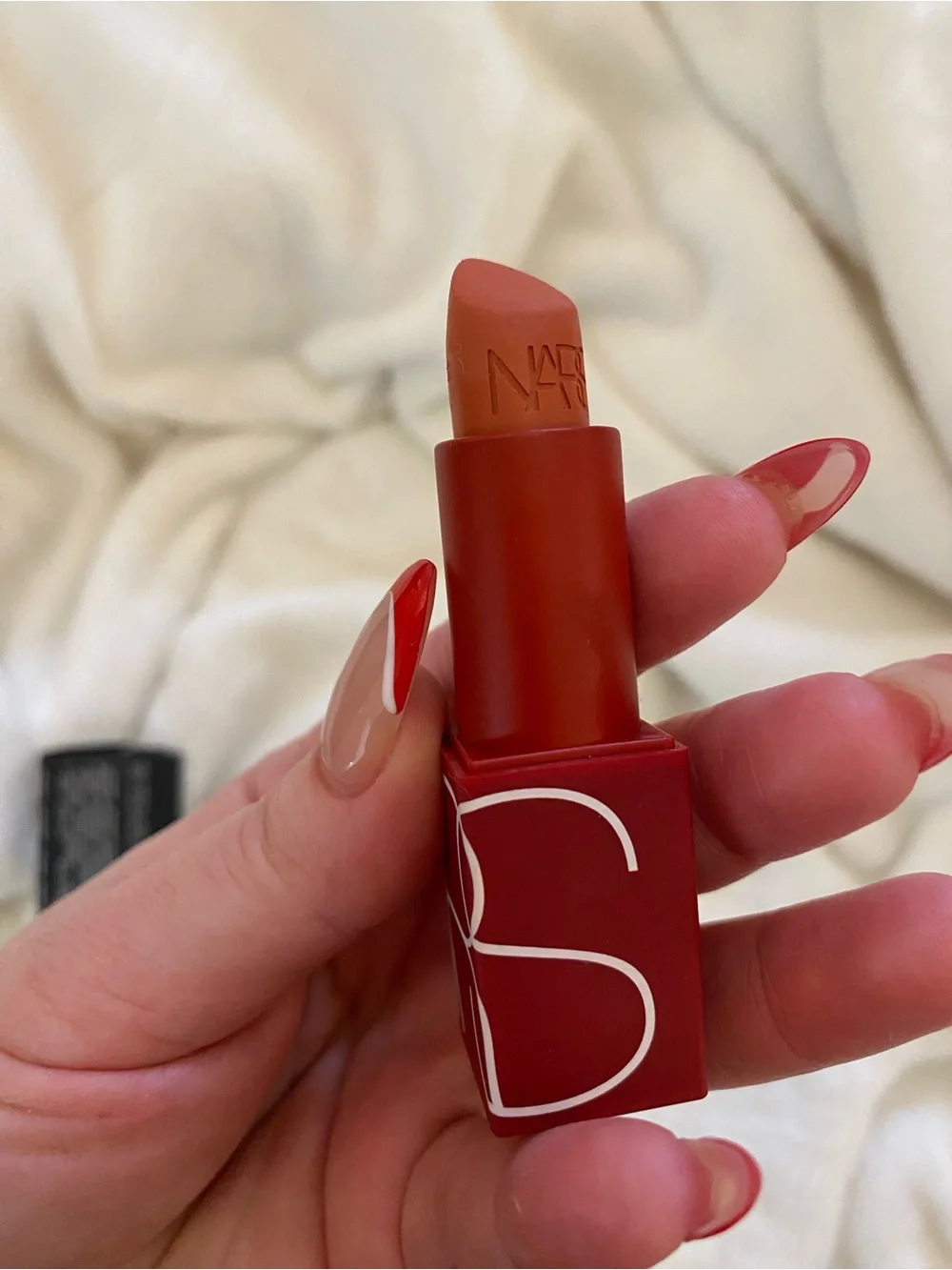 NARS Lipstick NEW- Vibrant Coral Orange Shade Casablanca